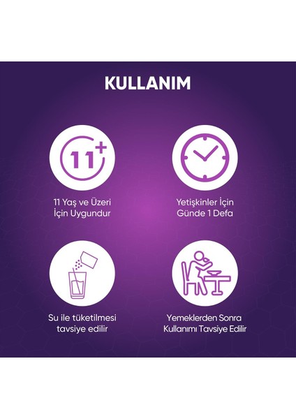Collagen Beauty Tip 1 Ve Tip 3 5500 Mg Nar Aromalı Hyaluronic Asıt+Q10+Bıotın+Çınko 10 Saşe 10x7 Gr