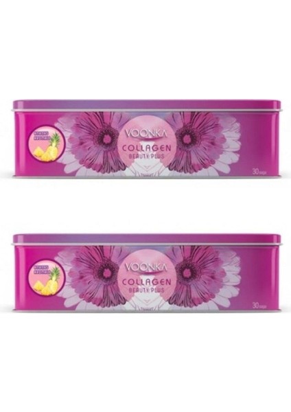 Collagen Beauty Plus 30 Şase Ananas Aromalı 2 Kutu