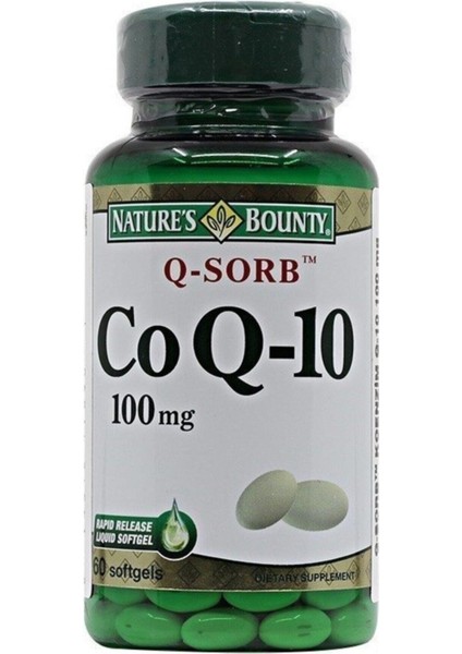 Natures Bounty Coq-10 (Q-Sorb) 100 Mg 60 Kapsül