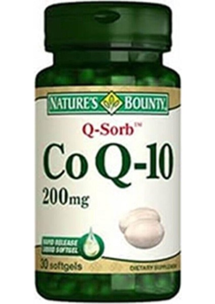 Natures Bounty 200 Mg 30 Softjel Coq-10