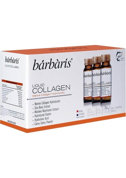 Liquid Collagen Takviye Edici Gıda 10x50 Ml