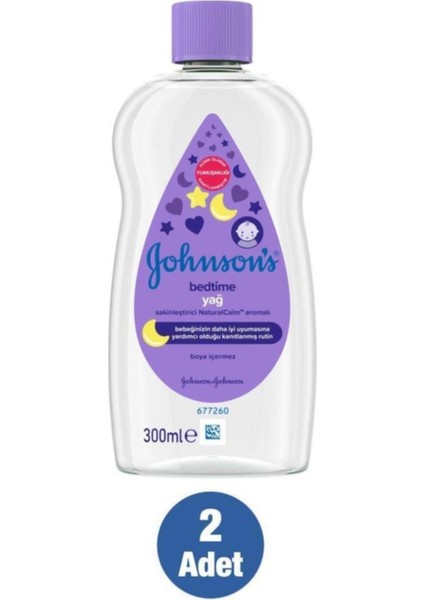 Johnson's Baby Johnson's Baby Bedtime Yağ 300 ml x 2 Adet