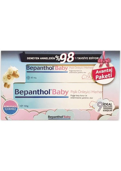 Bepanthol Baby Pişik Kremi 100 Gr+30 gr