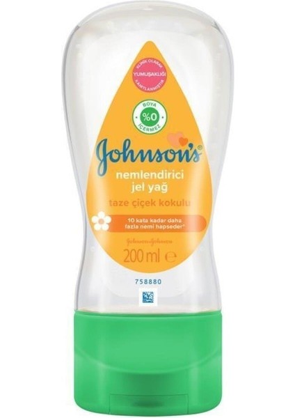 Johnson's Nemlendirici Jel Yağ 200 ml