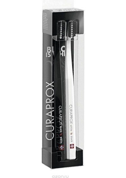 Curaprox Black Is White 2'Li Diş Fırçası