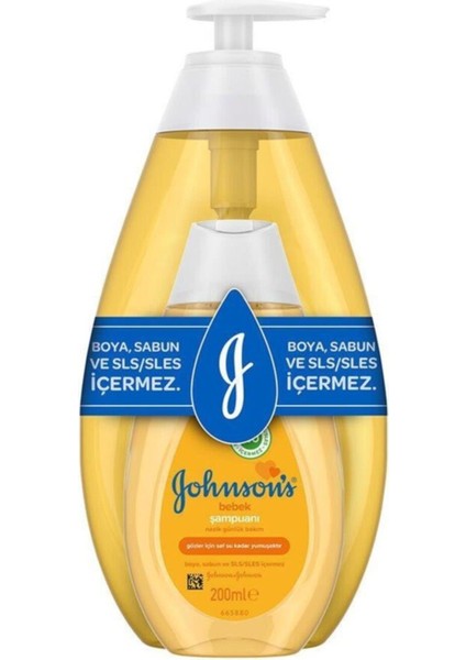 Johnsons Baby Johnson's Baby Johnson's Baby 750 ml Bebek Şampuanı 200 ml Şampuan Hediye