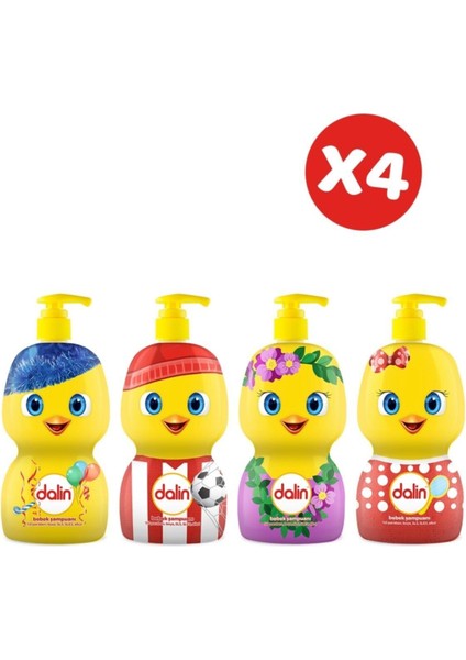 Eğlen & Öğren Şampuan 500 ml x 4 Adet