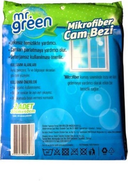 Mikro Fiber Cam Bezi 2'li