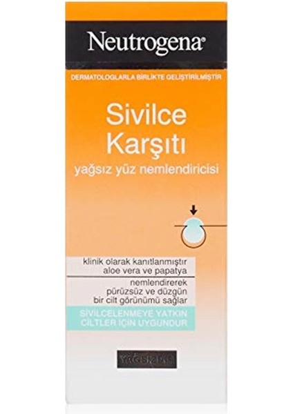 Karşıtı Yağsız Yüz Nemlendiricisi 50 ml