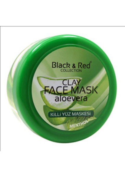 Black Red Collection Aloeveralı Yüz Maskesi