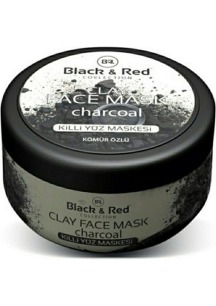 Black Red Kömür Özlü Kil Maskesi 400 gr 8680067324692