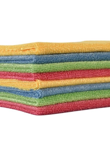 2308 Premium Mikrofiber Genel Temizlik Toz ve Cam Bezi 40X40 cm Mix (2 Adet)