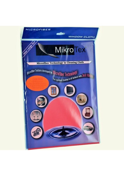 Mikrofiber Cam Bezi ve Temizlik Bezi 40X50 cm (2 Adet)