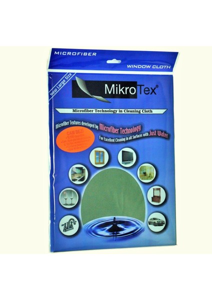 Mikrofiber Cam Bezi ve Temizlik Bezi 40X50 cm (2 Adet)