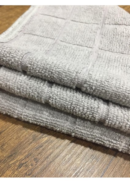 Mikrofiber Yer Bezi Gri 2 ‘li 50X50