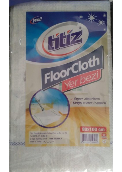 Floorcloth Yer Temizleme Bezi 80*100CM Titiz