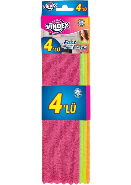 Fast Microfiber Bez 4'lü