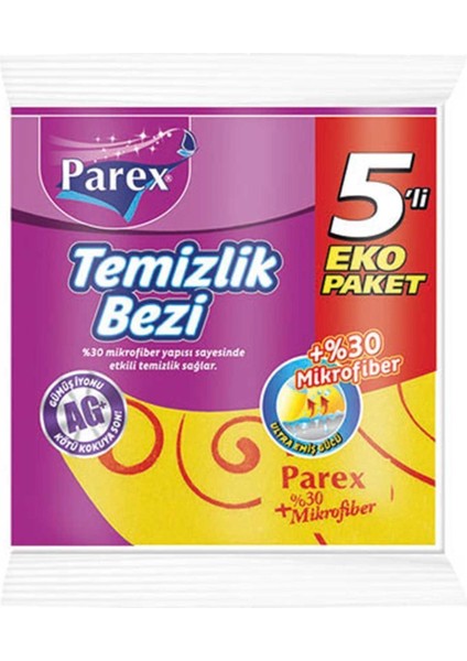 Temizlik Bezi Eko Paket 34 X 35 Cm 5 Al 3 Öde