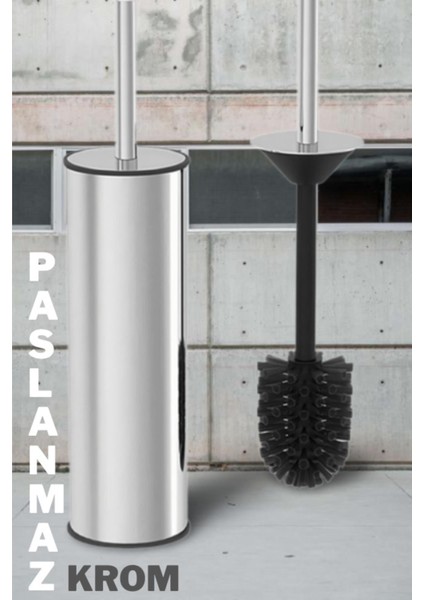 Ardent Home Paslanmaz Krom Akıllı Klozet Fırçası