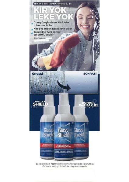 Glassshield Fixtime 3D Koruyucu Su Kovucu Parlatıcı 1ADET 100ML