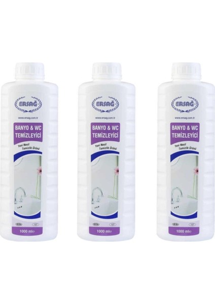 Anti Yel Banyo & Wc Temizleyici 1000 Ml. * 3 Adet