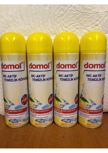 Tuvalet Temizleme Köpüğü Limon 500 ml 4 Adet