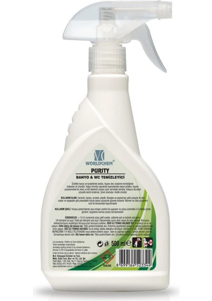 Purity Banyo-Wc Temizleyici 500 ml