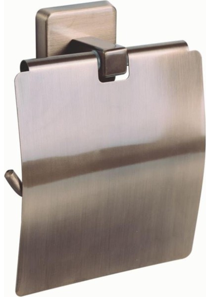 Milet (Kare Lüx Antik) Kapaklı Wc Kağıtlık (Eskitme) MLAG37088-K