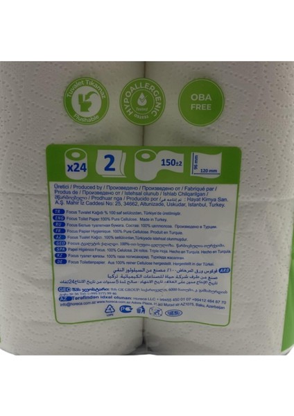 Optimum Tuvalet Kağıdı (24X3) 72 Li Tuvalet