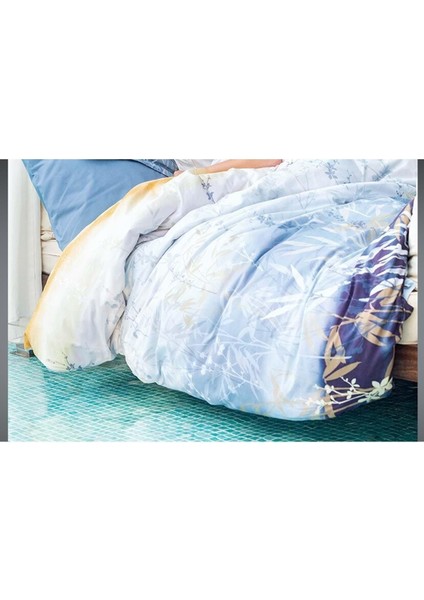 Ranforce Çift Kişilik Nevresim Takımı-Reeds Indigo 769896449193 fiyatları