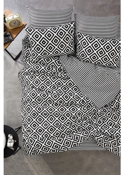 Sheri Home Çift Kişilik Nevresim 200X220CM BLACKWHITECS1453 Özel Seri 769123758700 modelleri