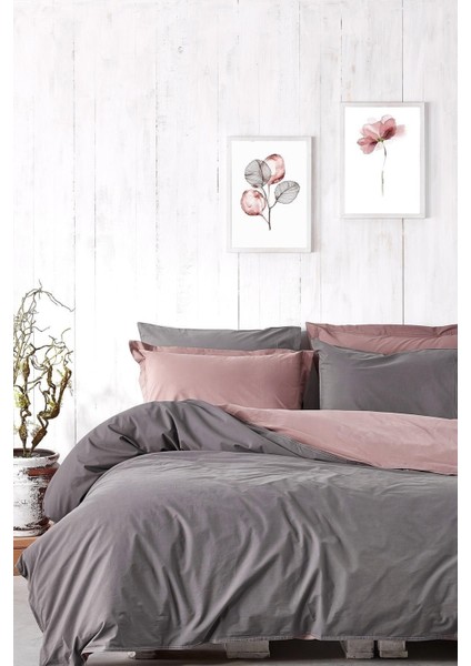 Sheri Home Çift Kişilik Çift Taraflı Nevresim 200X220CM Açık Mürdün CS148894 769192736354