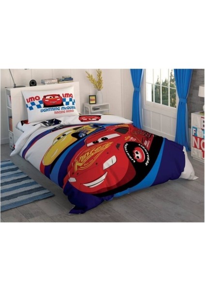 Disney Cars Race Lisanslı Nevresim Takım