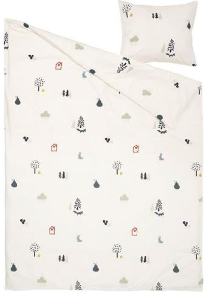 Barndröm Çocuk Nevresim Takımı, Beyaz-Desenli, 150X200/50X60 cm fiyatları