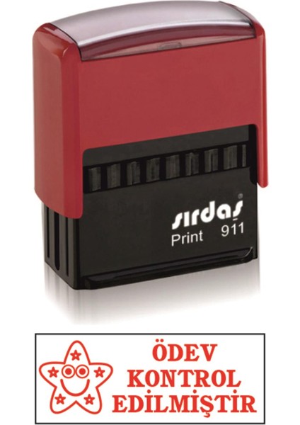 Öğretmen Kaşesi - Öğrenci Motivasyon Kaşesi - Yıldızlı Ödev Kontrol Edilmiştir 911- Yıldızlı Ödev Kontrol