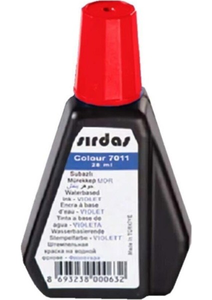 7011 Kırmızı Istanpa Mürekkebi