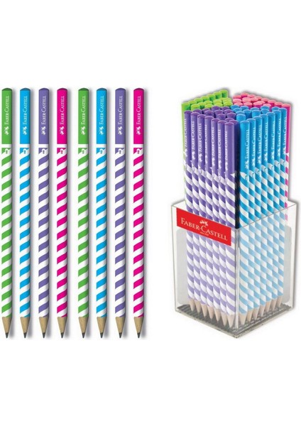 Faber Castell Faber Candy Roll Yuvarlak Kurşun Kalem 12 Li Paket (5244119210)
