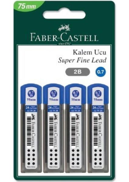 Faber Castell 4'lü Süper Fine Min 2b 0.7
