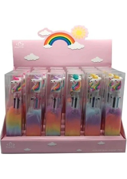 Unicorn Peluş Tükenmez Kalem 6 Renk fiyatları