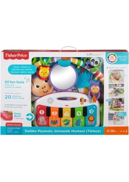 Fisher Price Fisher-Price Delüks Piyanolu Jimnastik Merkezi (Türkçe) FWT16