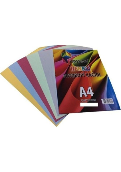 Paperart Renkli A4 100 Adet R.f Fotokopi