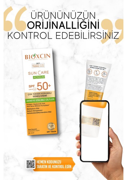 Sun Care Ye Eğilimli Ciltler Için Güneş Kremi 50 Spf - , Dry Touch, Mat