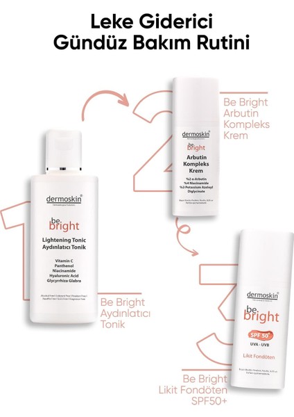 Be Bright SPF50+ Likit Fondöten Medium 33 ml