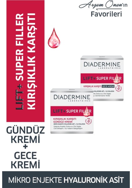 +Superfıller Gündüz Kremi 50 ml + Gece Kremi 50 ml