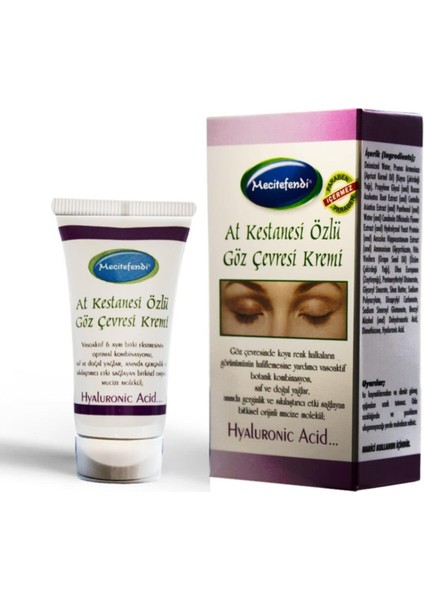 Mecit Efendi At Kestaneli Özlü Göz Çevresi Bakımı