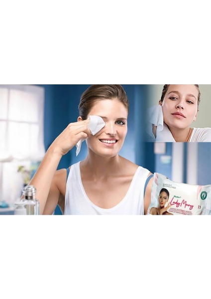 Ladymary Lady Mary 4'lü Makyaj Temizleme Mendili Alkolsüz Number modelleri