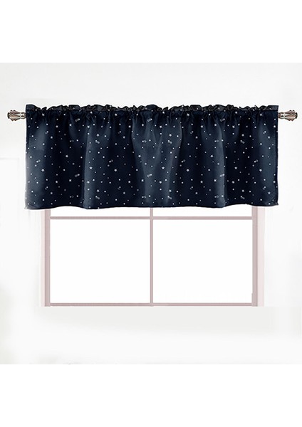 Karartma Perde Grommet Perdeler Pencere Perdeleri Çocuklar Için Drapes Çocuklar Çocuklar Lacivert 132X46CM (Yurt Dışından) modelleri
