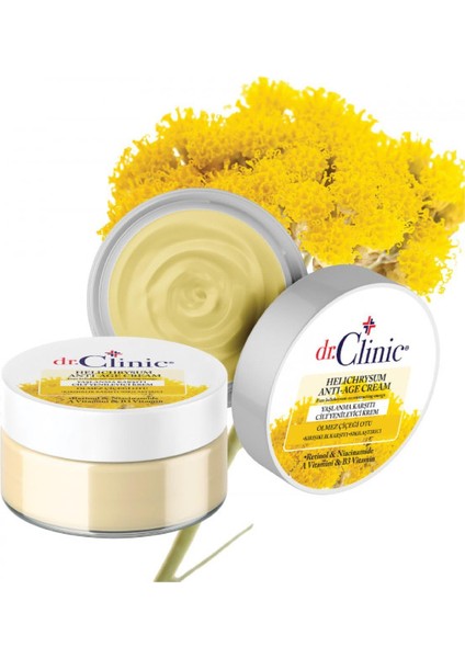 Dr. Clinic Ölmez Çiçeği Otu Helichrysum Cilt Yenileyici Krem 50 ml