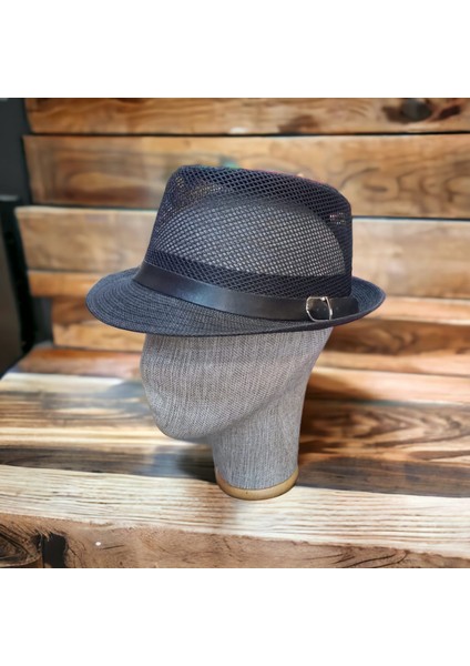 Siyah Fileli Fötr Şapka 58 cm fiyatları