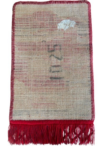 Kazakça Almata Yazılı Kazak Dekoratif Halı 32 x 50 cm